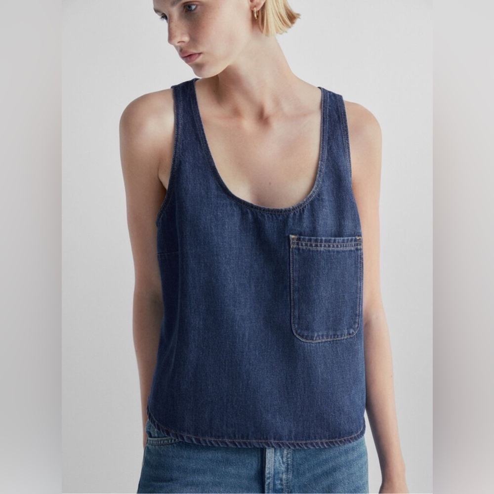 Massimo Dutti Denim Tank Top